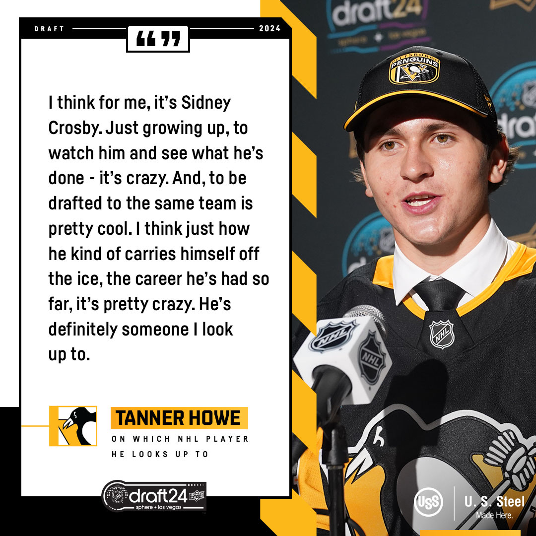 Getting drafted by the team your hockey idol plays for 🙌