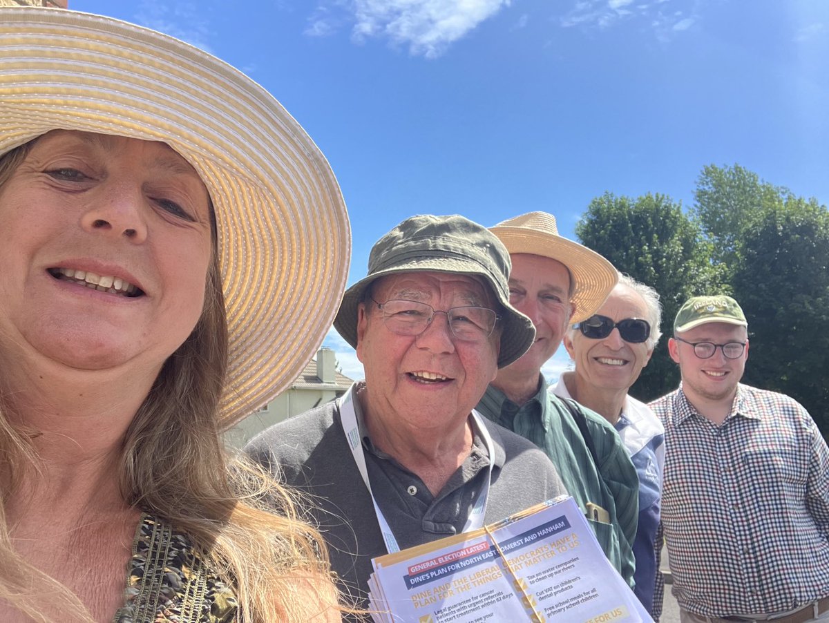 Dine Romero (@cllrdineromero) on Twitter photo A few more photos from this week’s activities in North East Somerset & Hanham, & having fun in hats <a href="/DineRomero4NESH/">Dine Romero</a> #GE2024 A few more photos from this week’s activities in North East Somerset & Hanham, & having fun in hats <a href="/DineRomero4NESH/">Dine Romero</a> #GE2024