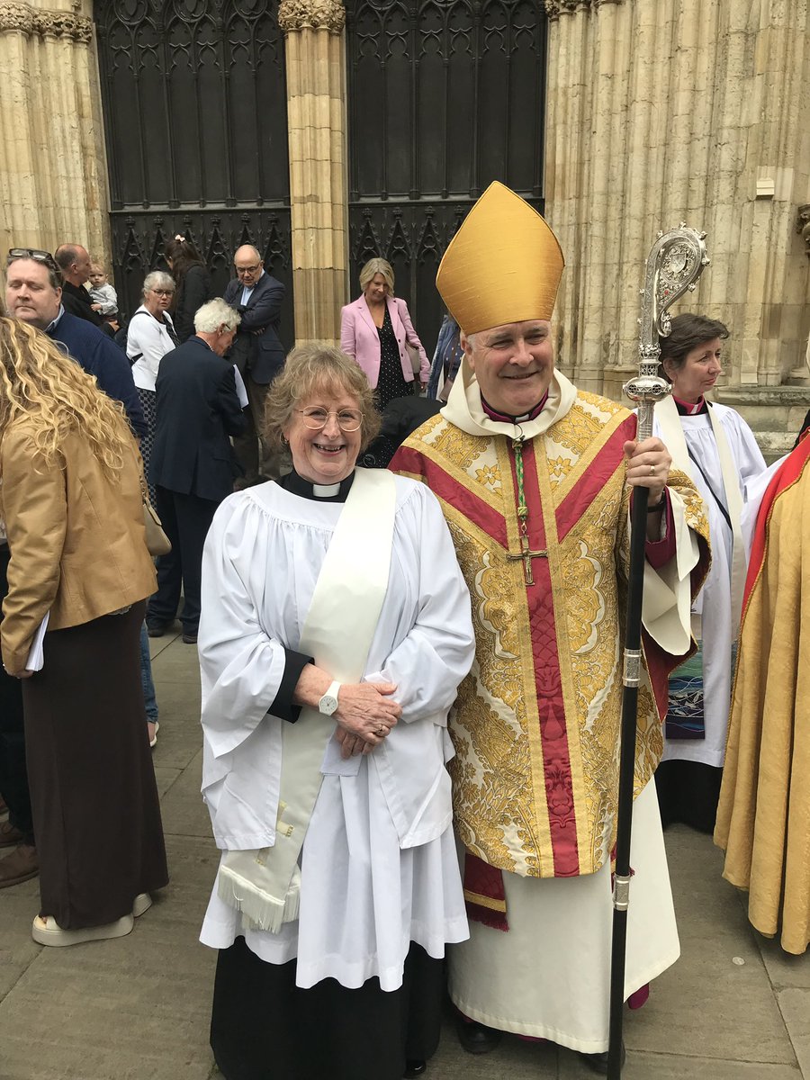 And congratulations to Rev Lennie, who was ordained Deacon today at St Peter’s in York. 

#TheologyForLiving #NewReverend