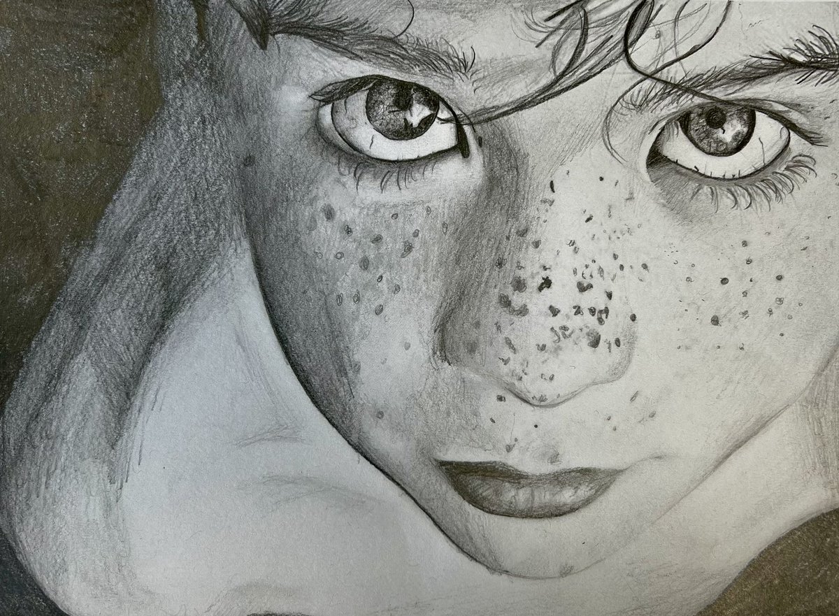 Wonderful drawing from this week by one of our 14 year old art students.