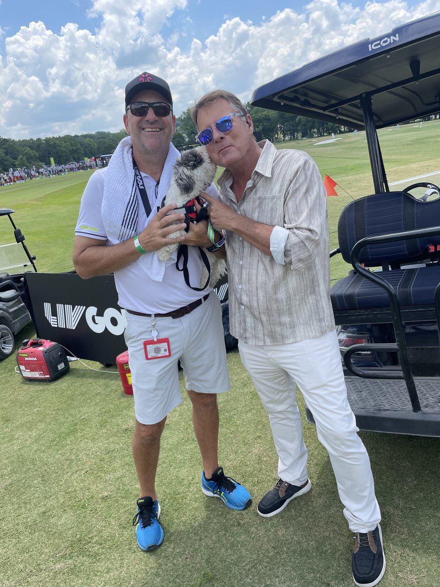 🔎 Dana Poll (@truecrimepi) on Twitter photo Rebel and <a href="/mpollEdD/">Michael Poll</a> living the dream with <a href="/JerryFoltzGolf/">Jerry Foltz</a> at <a href="/livgolf_league/">LIV Golf</a> #Nashville.
And…no she wasn’t the dog who barked during @b_dechambeau’s
back swing. 🏌️♂️🤣
#golfonlylouder and friendlier! Rebel and <a href="/mpollEdD/">Michael Poll</a> living the dream with <a href="/JerryFoltzGolf/">Jerry Foltz</a> at <a href="/livgolf_league/">LIV Golf</a> #Nashville.
And…no she wasn’t the dog who barked during @b_dechambeau’s
back swing. 🏌️♂️🤣
#golfonlylouder and friendlier!