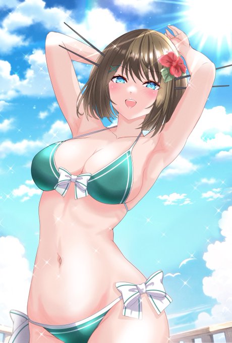 #今月描いた絵を晒そう
艦これも٩( 'ω' )و 