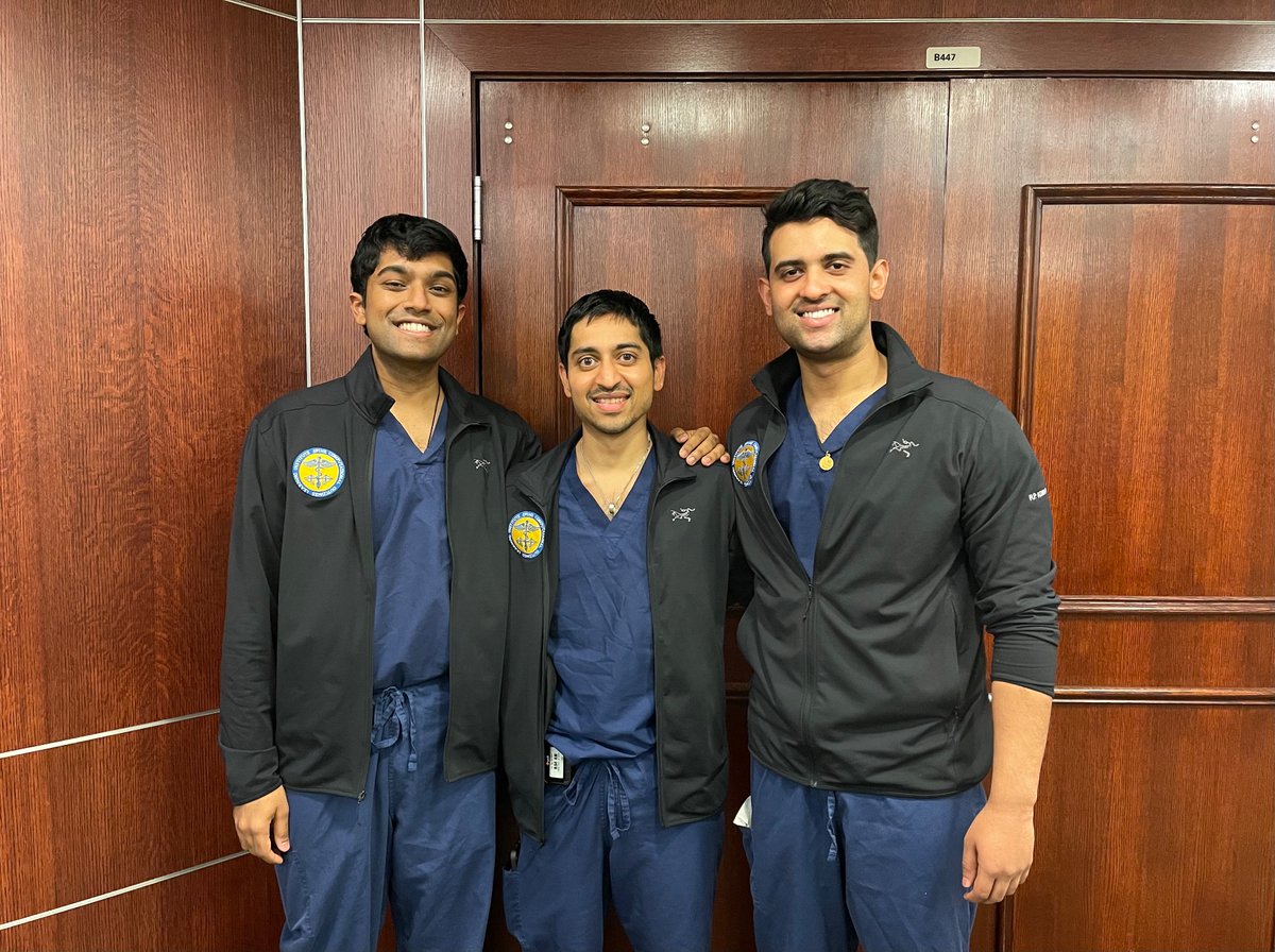 Rohit Prem Kumar (@rohit_premkumar) on Twitter photo A bittersweet moment as <a href="/RajLavadi/">Raj Lavadi</a> and I said goodbye to #SCOLI clinical fellowship graduate and close friend, Dr. Manan Shah. Excited for the next step in his journey.
<a href="/NitinAgarwalMD/">Nitin Agarwal, M.D.</a> <a href="/PittNeurosurg/">Pitt Neurosurgery</a> #AgarwalLab A bittersweet moment as <a href="/RajLavadi/">Raj Lavadi</a> and I said goodbye to #SCOLI clinical fellowship graduate and close friend, Dr. Manan Shah. Excited for the next step in his journey.
<a href="/NitinAgarwalMD/">Nitin Agarwal, M.D.</a> <a href="/PittNeurosurg/">Pitt Neurosurgery</a> #AgarwalLab