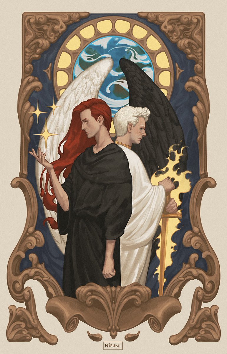 Been a while since my last #GoodOmens piece, so here! 👼#crowley #aziraphale #ineffablehusbands