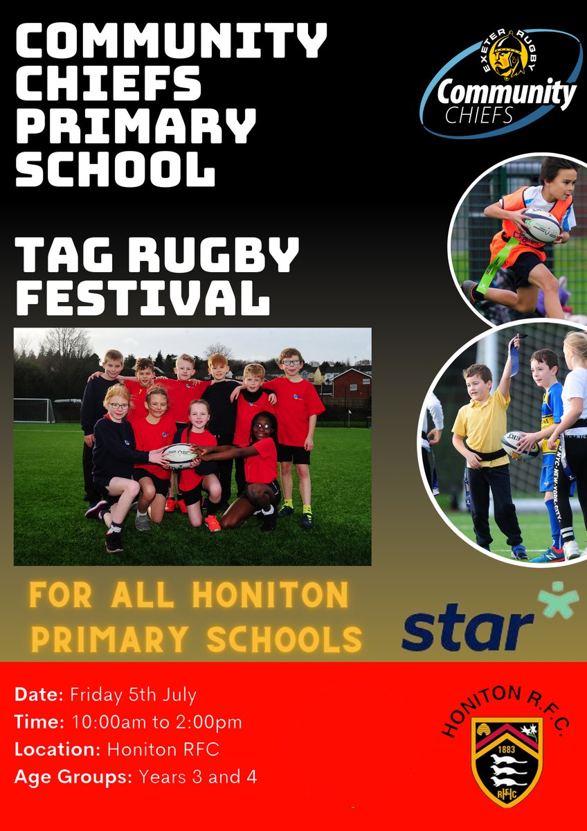 It's Community, It's Chiefs &amp; It's Primarily Rugby