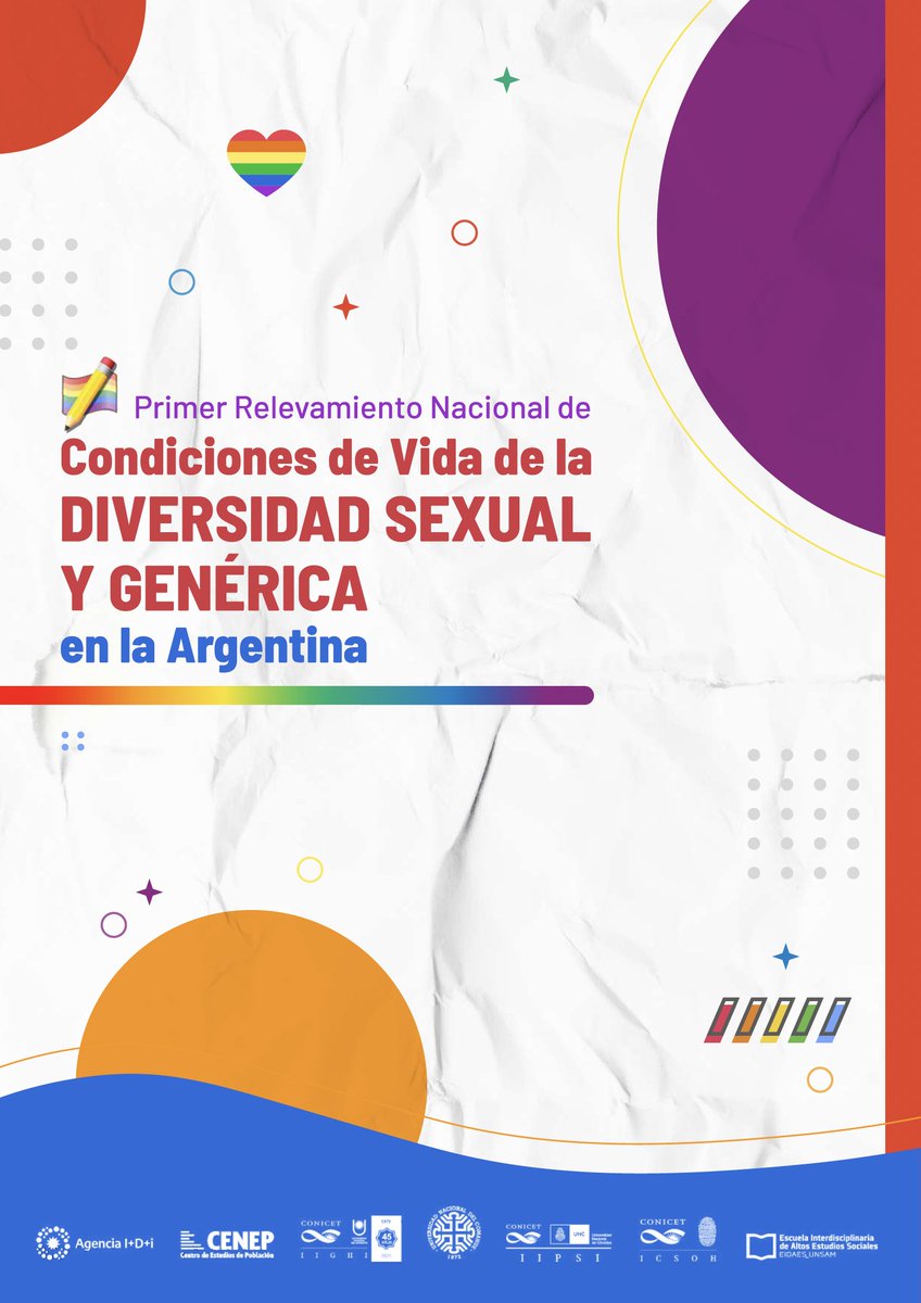 #Argentina |

📊🏳️‍🌈🏳️‍⚧️ ¿Cuán importante es levantar #datos a favor de la población #LGBTIQ+ en 🇦🇷?

🏳️‍⚧️🏳️‍🌈 Para esta #MarchadelOrgullo2024...

🔍📈 Explora el Primer Relevamiento Nacional de Condiciones de Vida de la Diversidad Sexual y Genérica en 🇦🇷 ACÁ ➡️ bit.ly/4cFyQY6