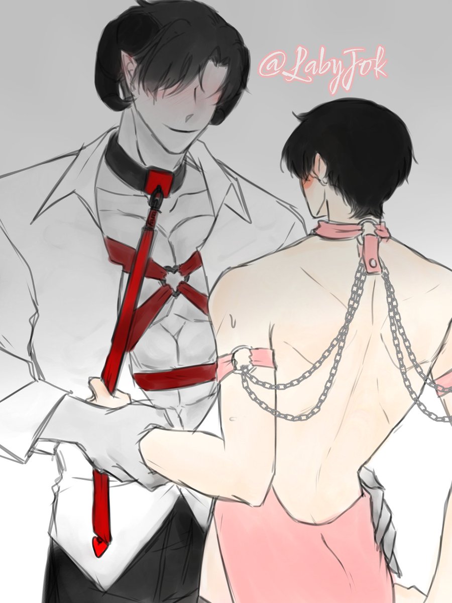 LabyJok's tweet photo. Idk- Do ya like BDSM?

[@yeos_m ]
#artbyme #YeosM #MinecraftBoyLoveAnimation #WhoIChoose #FaraxOti #OtixFara https://t.co/MIbp7rrDQC