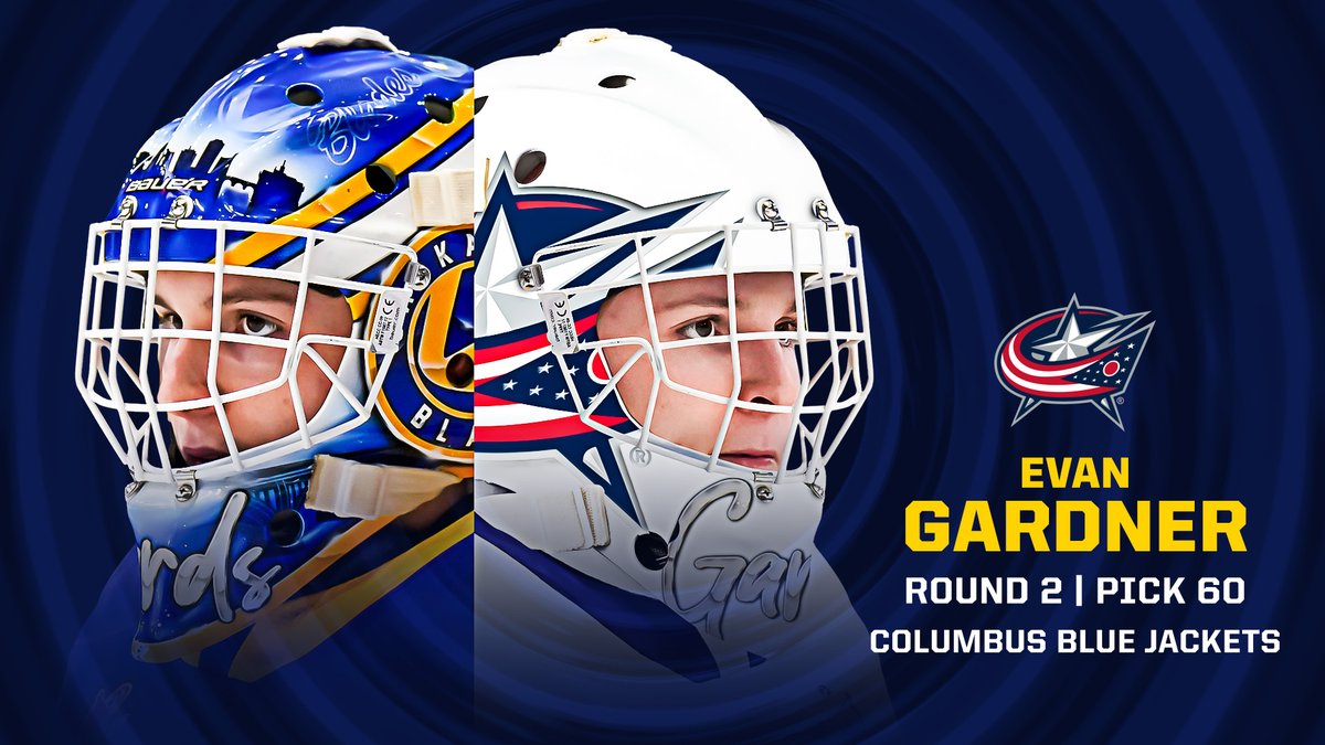 BladesHockey's tweet photo. Evan Gardner becomes the highest selected goalie in Blades history in the NHL Entry Draft

DETAILS 📰 | https://t.co/OcXLjDYM7R https://t.co/GzF3GOWNwN