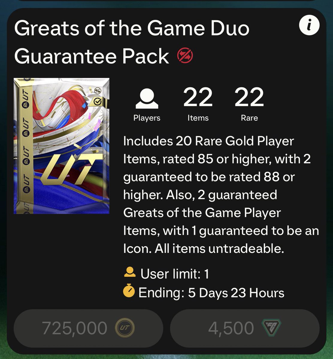 🚨 Giving away coins so 3x people can open the 725k pack for FREE 🔥🔥🔥

To enter:

• ❤️ Like this post
• 🔁 RT this post
• ✅ Follow us <a href="/FUTCoinShop/">FUT Coin Shop</a> 

Picking winners in 24hrs ⏳

GOOD LUCK! #FC24