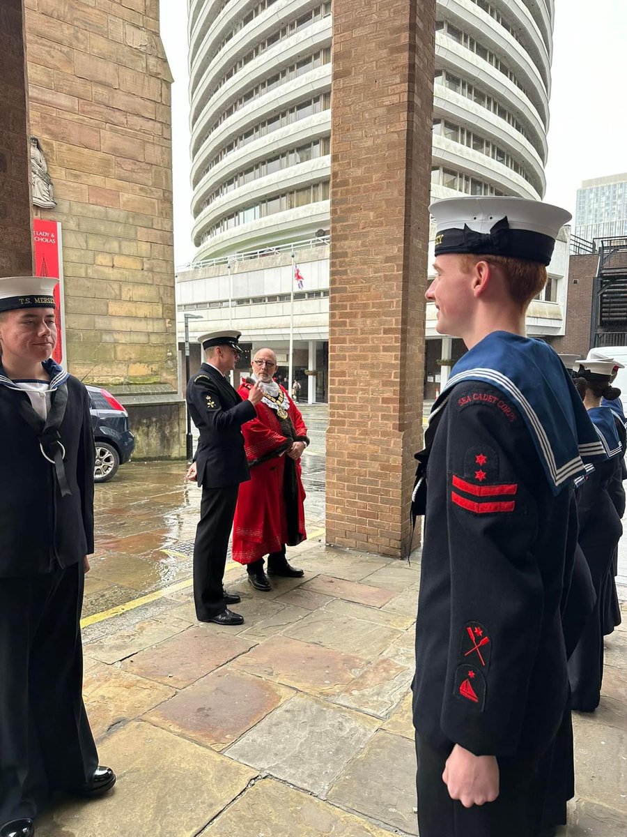 My absolute honour &amp; privilege to represent Halton at the Civic Service to commemorate Armed Forces Day in Liverpool. It was a lovely service, and with my own personal memories from my youth, especially nice to meet the officers and cadets from Runcorn Sea Cadets on parade