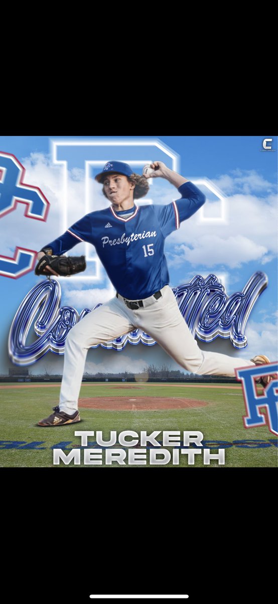 I am very excited to announce that I will be continuing my athletic and academic career at Presbyterian College. I want to thank God, my family, and my coaches for helping me on this journey. Go Blue Hose!