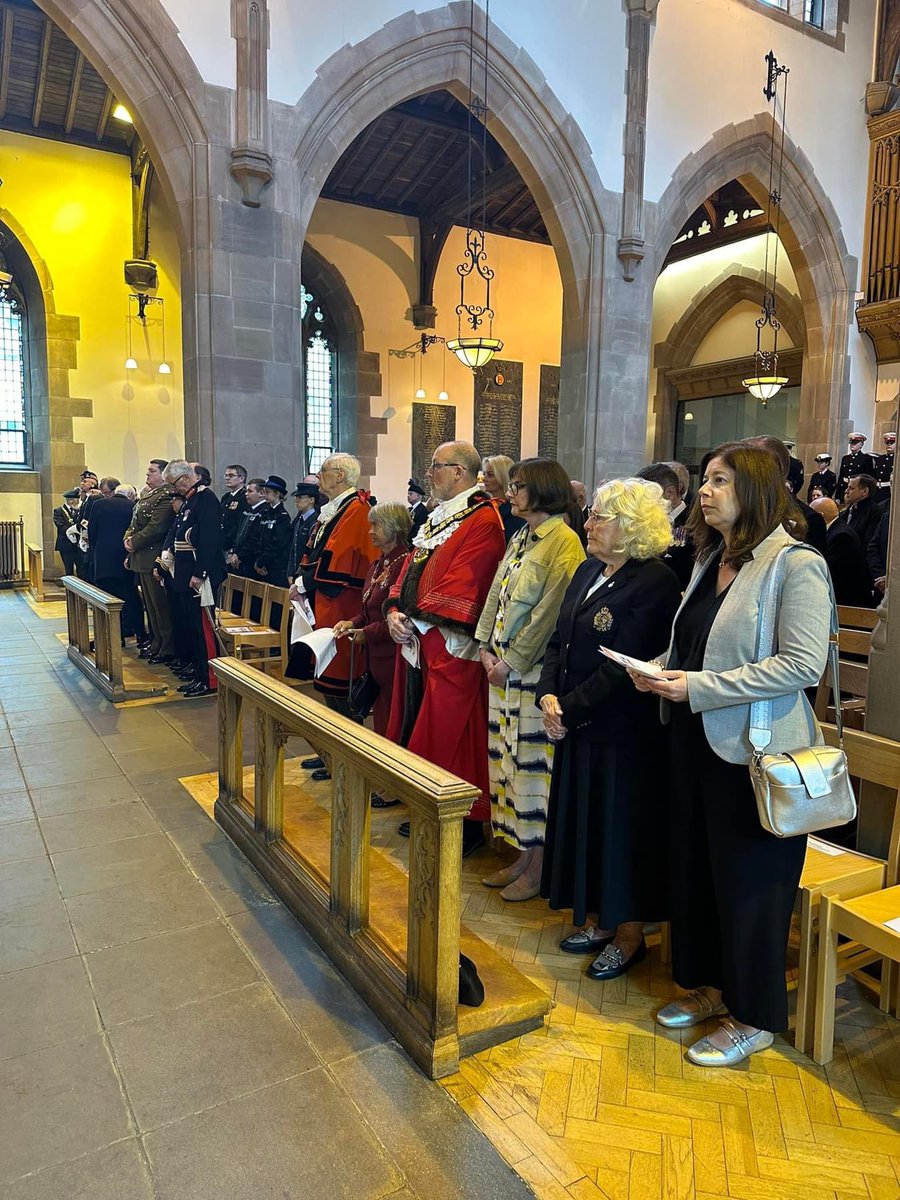I was proud to take part in today’s service as I feel it is important that we show support for the men and women of our Armed Forces community, currently serving personnel and families, veterans and cadets, and would like to pay a personal tribute to them all