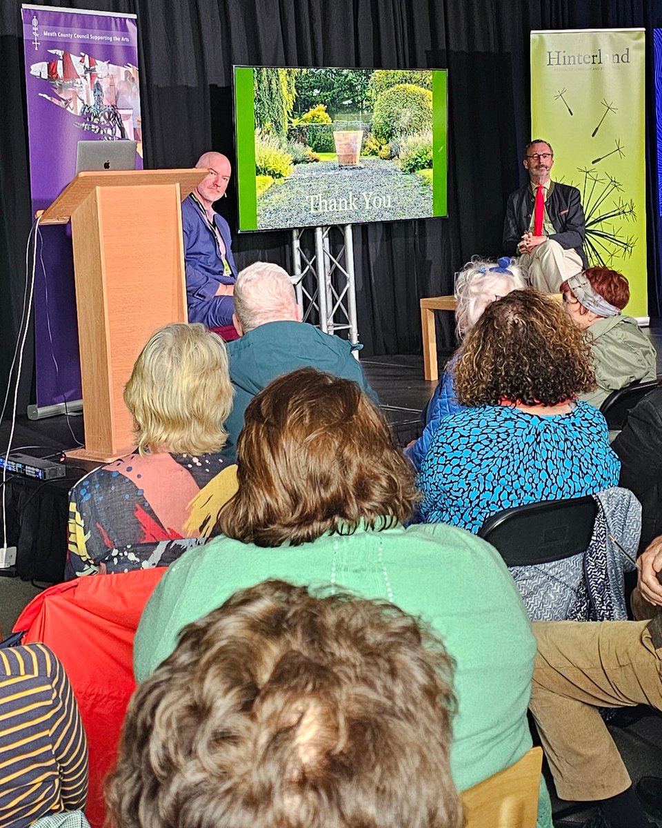We've been having a fabulous day here at Hinterland - wonderful events, authors &amp; audiences - and the sun has come out! 
#makeitmeath #meath #hinterlandkells #kells #bookfestival #whatsoninmeath #irishfestival #writing #ideas #authors