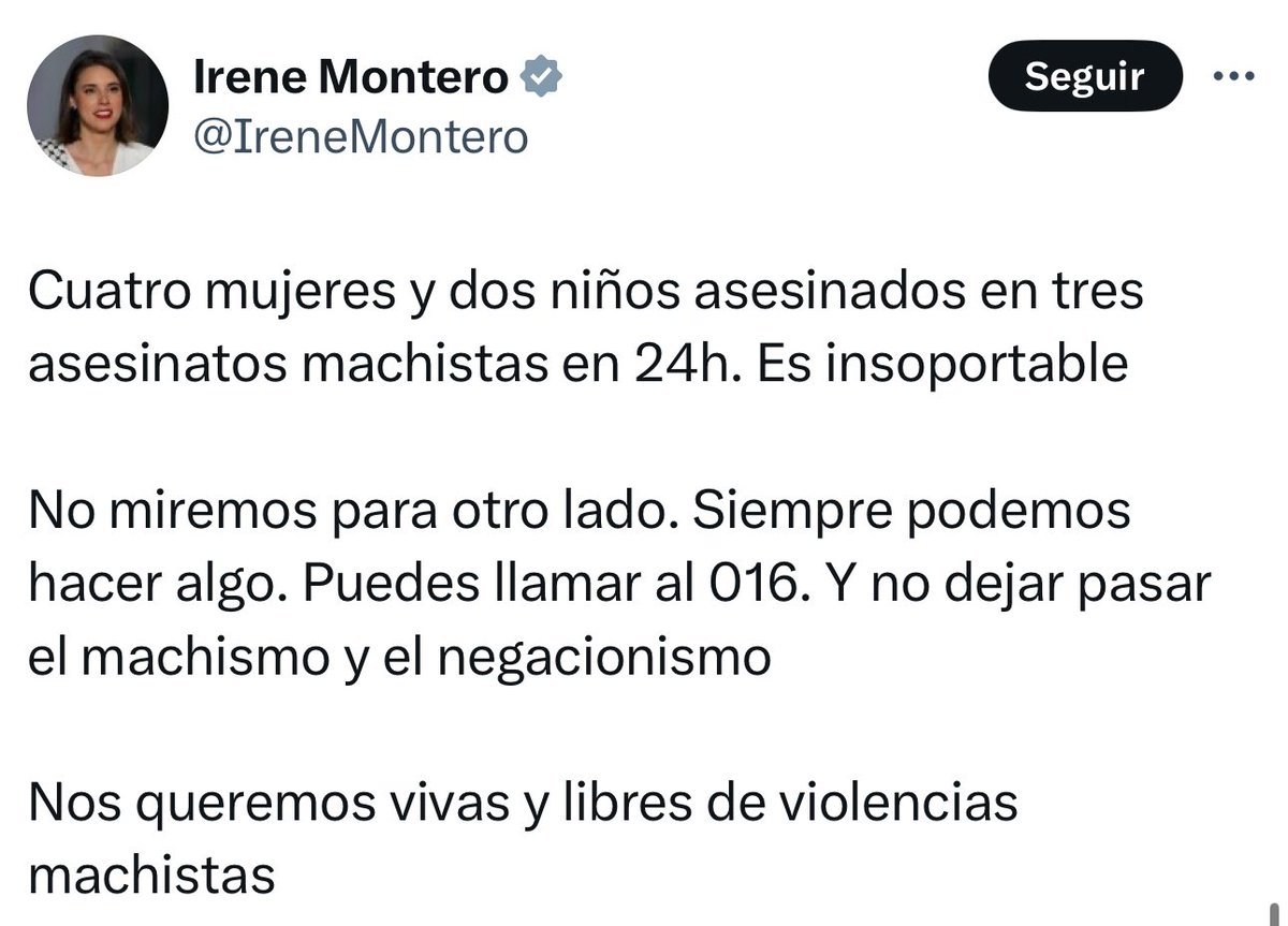 davidsantosvlog's tweet photo. Hola, Irene. 

El asesino MARROQUÍ que ha descuartizado a su mujer e hijos tenía orden de alejamiento y antecedentes penales.

Tu negacionismo de la necesidad de expulsar y proteger fronteras que promueves tiene la culpa. 

Eres insoportable. https://t.co/xTEVvQd9vs