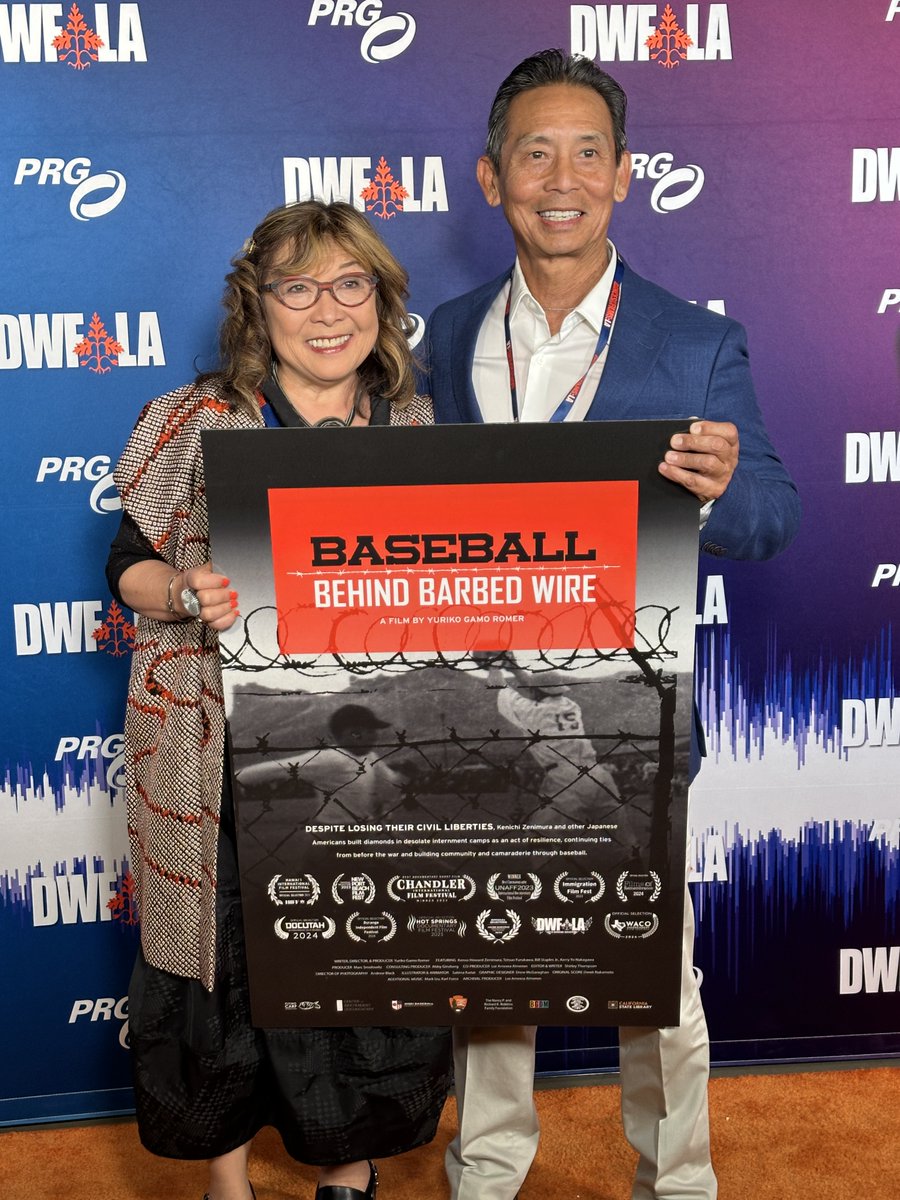 Docfilmgal's tweet photo. Thank you #DanceswithFilms for a fabulous opportunity to screen BASEBALL BEHIND BARBED WIRE! https://t.co/RY8roGhOgx