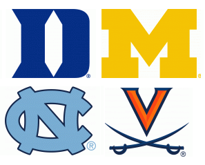 DNeckel19's tweet photo. Retweet if your school has won a football or men's basketball title in the past 25 years and is in the top #25 of the US News and World Report academic rankings. https://t.co/MLrbwnUOoY
