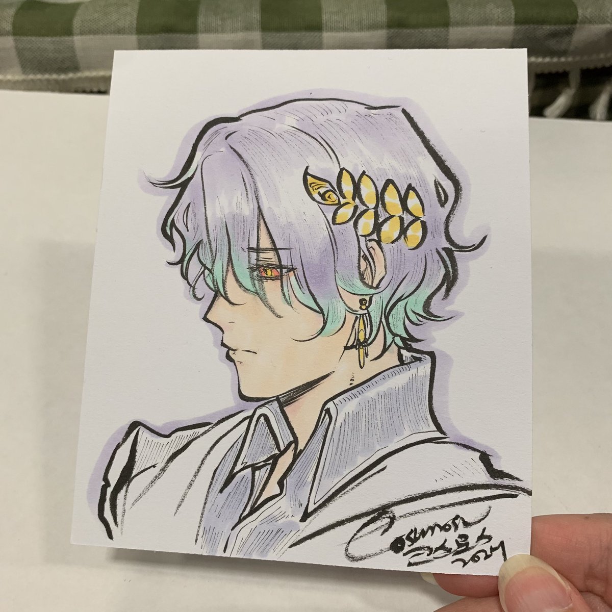 Ahaha what if Ratio outlived aventurine but he made such progress involving preserving agvin culture(?) that the next leaf to grow on his laurel looked like churin’s peacock feather? 🤪💦