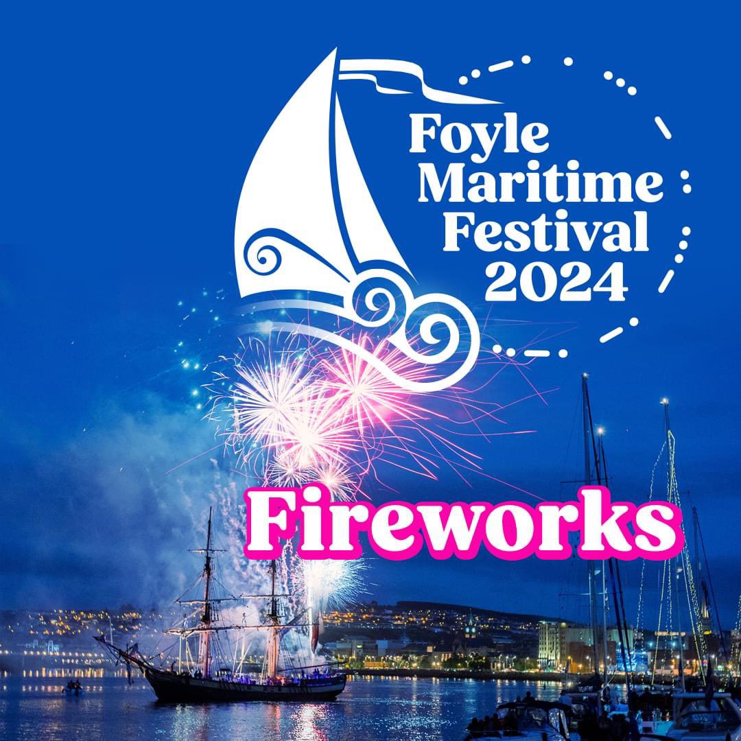 Foyle Maritime Festival (@foylemaritime) on Twitter photo ๐ฃ Key times for tonightโs festival showcase, 'Beyond Blue'
Scheduled Timings:
๐ถ 9pm-9.30pm - Dusk Chorus
๐ฅ9.45pm-11.40pm โ Light and Fire Show at Pirateโs Pontoon
๐10.50pm โ Fireworks
#fmf24 <a href="/WhatsonDS/">Whatโs on DS</a> <a href="/dcsdcouncil/">Derry Strabane Cncl</a> ๐ฃ Key times for tonightโs festival showcase, 'Beyond Blue'
Scheduled Timings:
๐ถ 9pm-9.30pm - Dusk Chorus
๐ฅ9.45pm-11.40pm โ Light and Fire Show at Pirateโs Pontoon
๐10.50pm โ Fireworks
#fmf24 <a href="/WhatsonDS/">Whatโs on DS</a> <a href="/dcsdcouncil/">Derry Strabane Cncl</a>