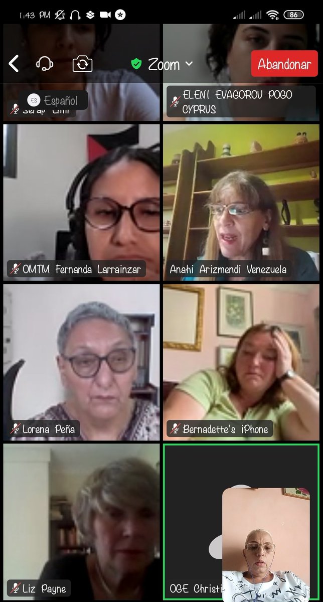 #ContraLaGuerra
#PorLaPaz 
En este momento intervención de Anahis Arismendi en el Webinar FDIM. "Luchamos contra la GUERRA. Reforzamos nuestra solidaridad con todos los pueblos que sufren la agresión y ocupación imperialista".
¡No a la guerra!