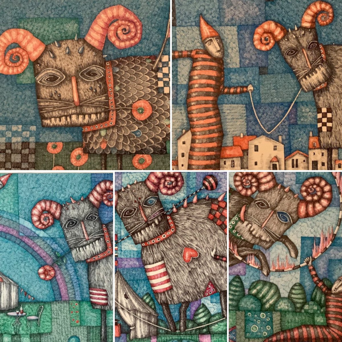 And again that monstrous Saturday night...
Et encore ce monstrueux samedi soir...
#SaturdayVibes #samedi #drawing #monsters #dessin #illustration #illustrationart #artgallery #artsale #ArtistOnTwitter