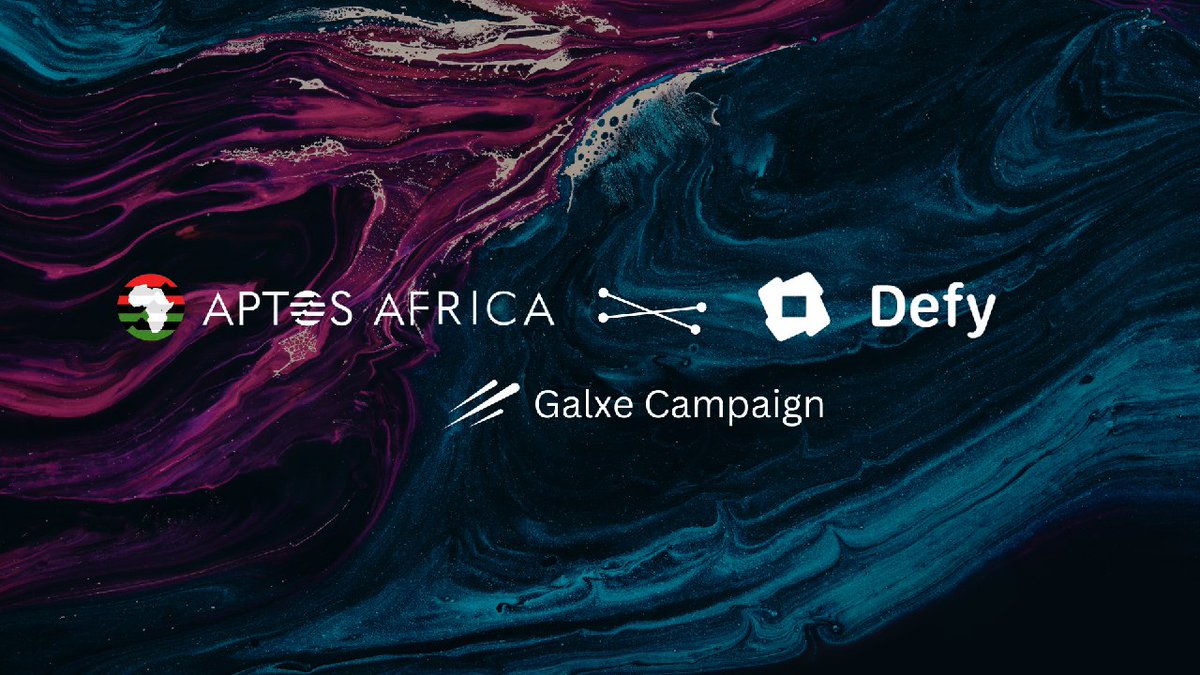 Exciting news for the Aptos Africa community! 🌐

Join our collaboration with <a href="/defyapp_/">Avex Defy</a> for an epic quest and earn 3000 Defy Coins. Complete all social tasks and claim your OAT.

Connect your Aptos wallet to Galxe to get started: app.galxe.com/quest/aptos/GC…

NB: Claims are limited.