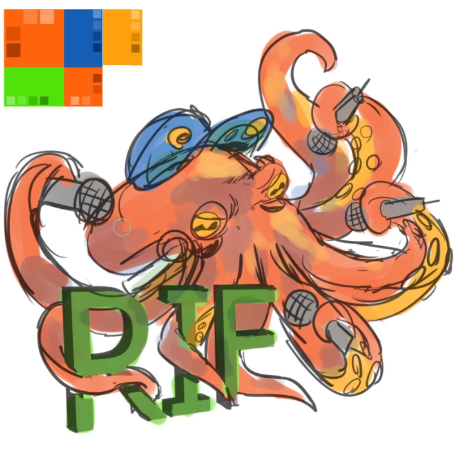 RapIsFull's tweet image. Love to see someone repping the RIFtopus. We planned a t shirt but a tattoo is a shout.