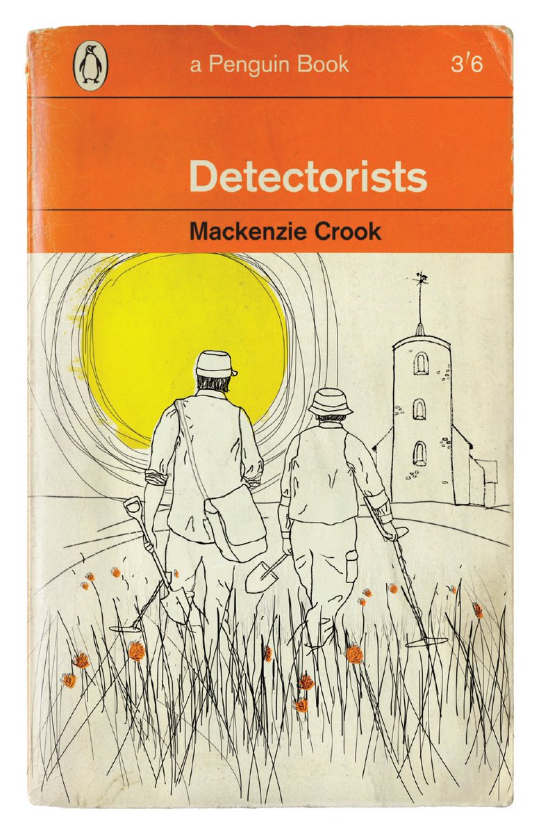 Mackenzie Crook’s rural dreamscape #Detectorists published by #PenguinBooks (and its offshoots) down the years. 🧵
1/