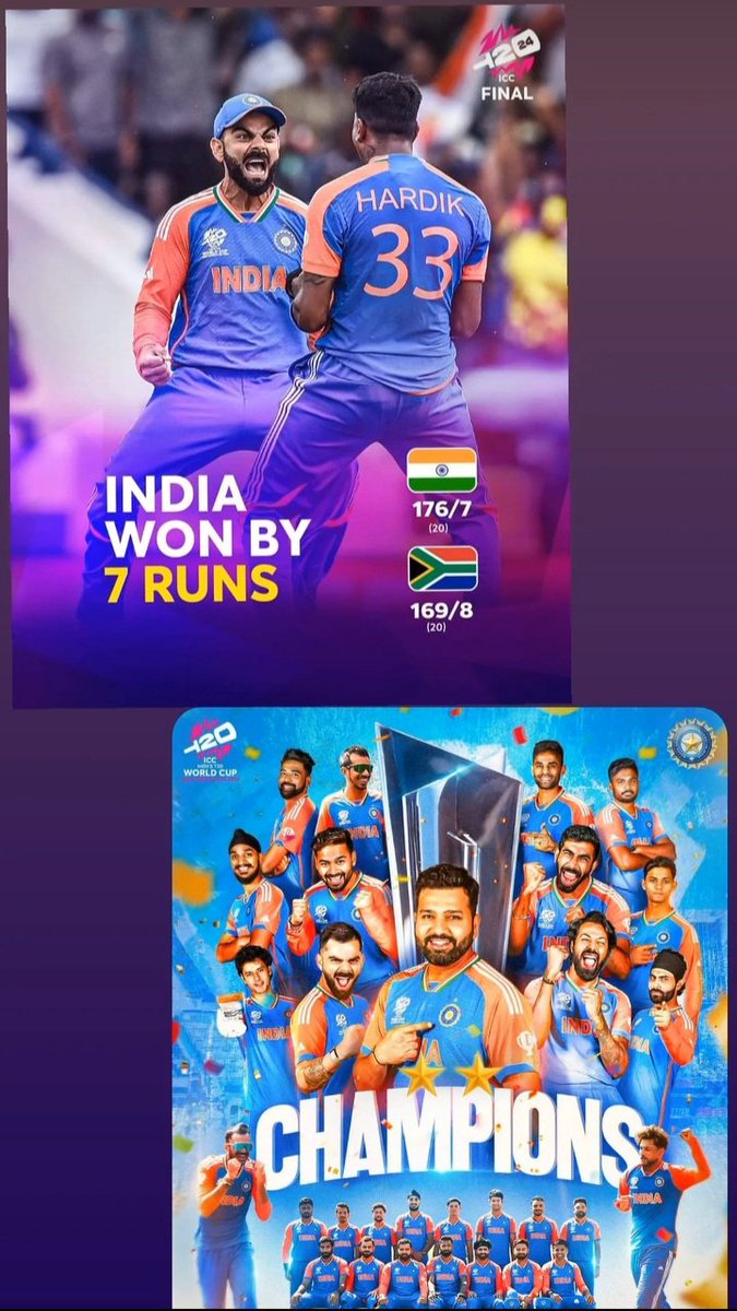 उत्साह के इतने क्षण, 
गर्व के इतने मौक़े, 
और उत्सव के इतने अवसर देने के लिए 
धन्यवाद टीम इंडिया…

सदैव भारत 🇮🇳🇮🇳

#T20IWorldCup 
#India 
<a href="/SachinPilot/">Sachin Pilot</a>