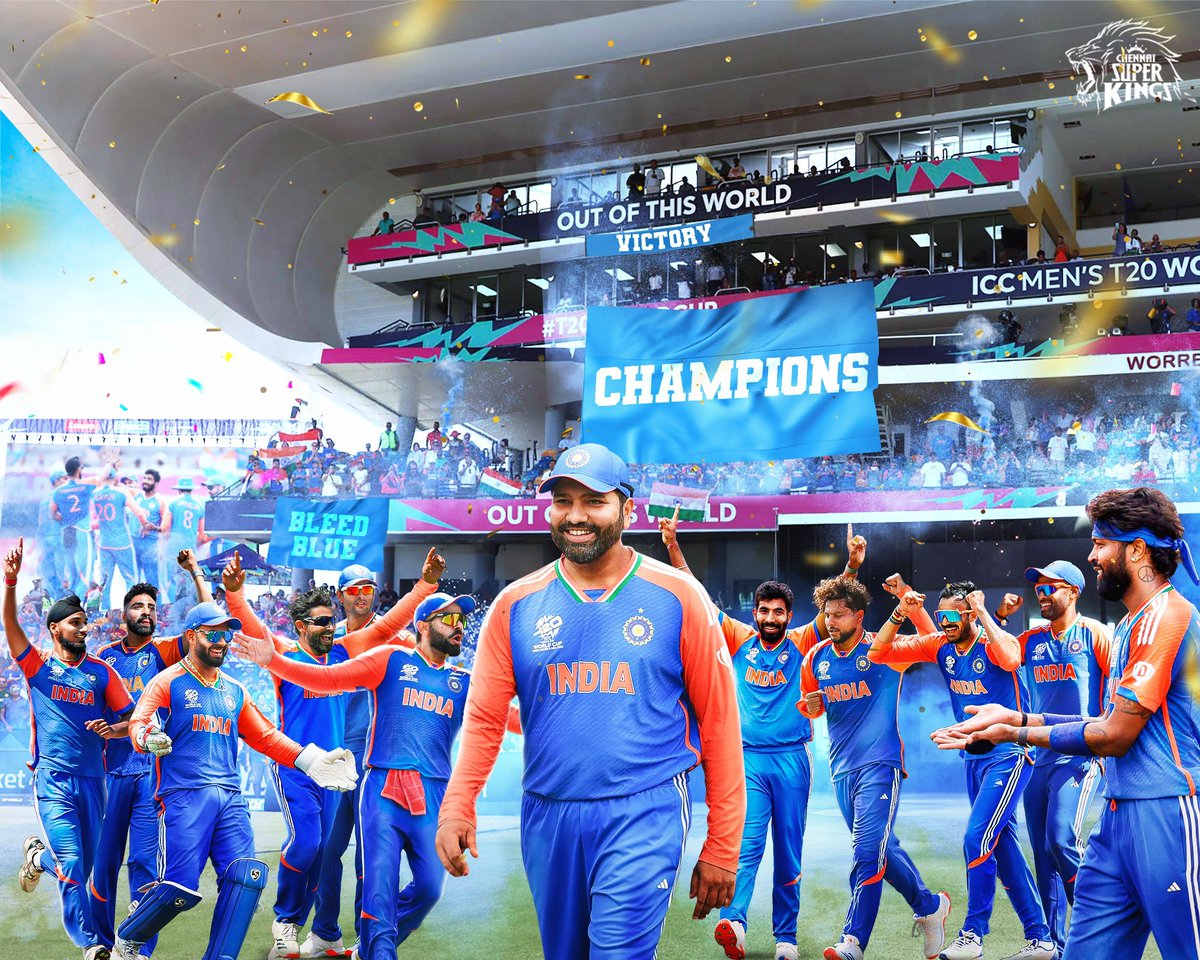 Rahul_kmwt's tweet photo. सबको पछाड़ा, #WCT20 वर्ल्ड कप हमारा♥️
झंडा ऊंचा रहे हमारा 🇮🇳🇮🇳
Congratulations India
#T20WorldCup #T20WorldCup2024 #INDvSA https://t.co/kBJs4r1ghk