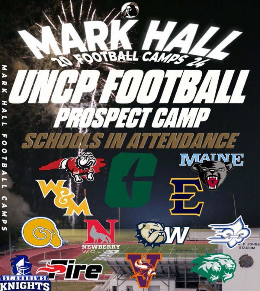 After a great camp I am blessed to receive my 2nd offer from  <a href="/UNCP_Football/">UNCP Braves Football</a> <a href="/CoachEPratt/">Erik Pratt</a> <a href="/CoachHallUNCP/">Mark Hall</a> <a href="/CoachQuinn19/">Matt Quinn</a> <a href="/Coach_Caskey/">Adam Caskey</a> <a href="/CoachDixon11/">Nick Dixon</a>