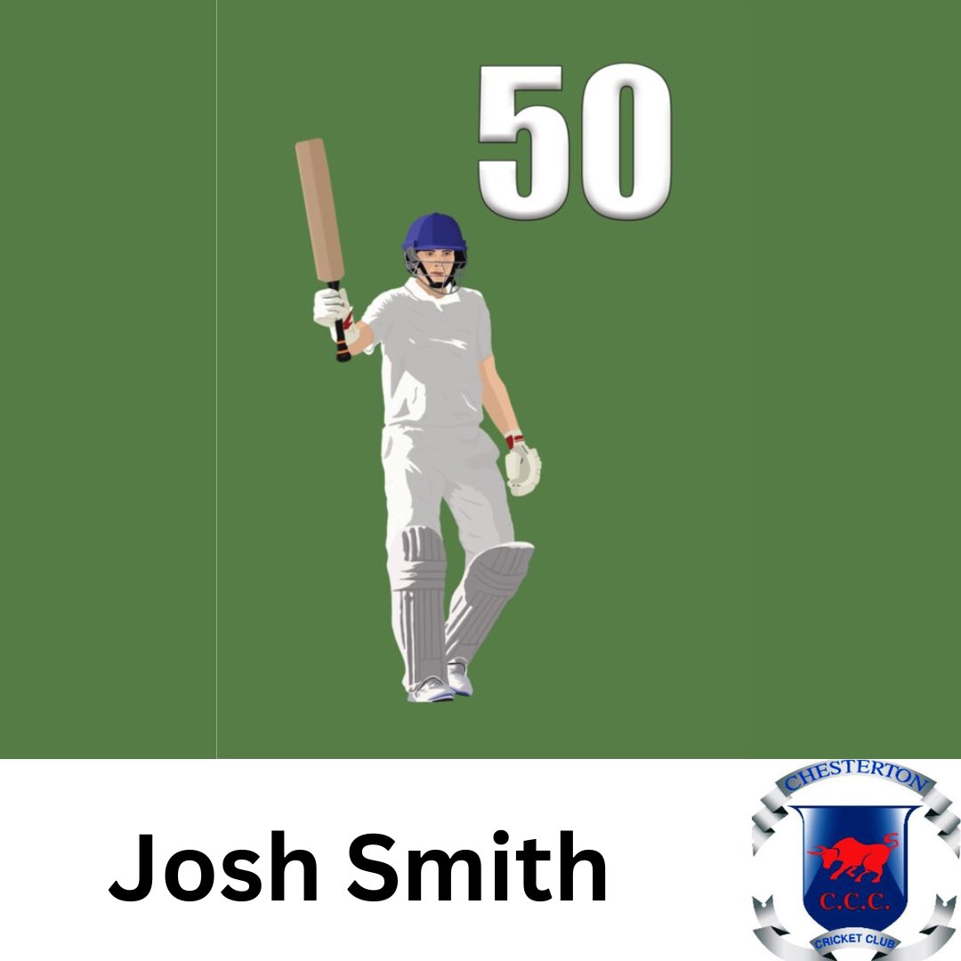 ChestertonII's tweet image. For the first (sorry Davo) time this season we get to use this graphic! Well done Josh on your maiden Chesterton 50 in a winning performance for the boys, congrats son! 🏏