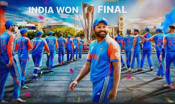 ImDeepankit's tweet image. Congratulations India for winning the T20 World Cup . What an emotional moment for all of us as a nation.This clearly showed the spirit of fighting back and the power of faith where one moment you lose and gear up for the next innings and emerge as a winner.
#T20IWorldCup #INDvSA