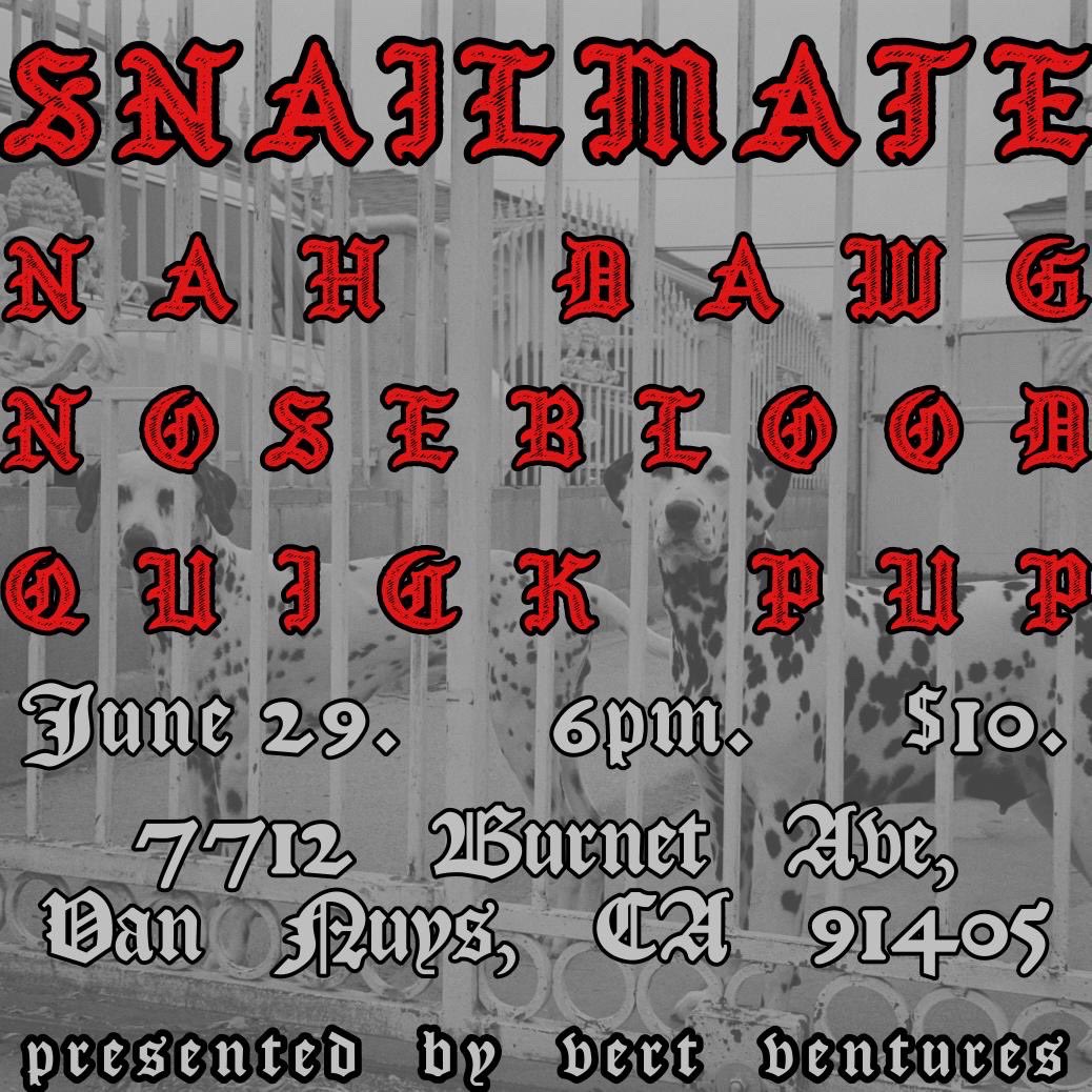 Snailmate in California tonight 🔥