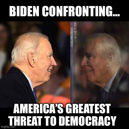 Pismo_B's tweet photo. @JoeBiden BIDEN is a genuine threat to this nation. https://t.co/0SKcPqizOg