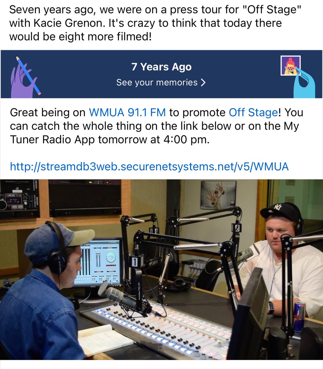 MadPropsPod's tweet image. Seven years ago, we were on a press tour for “Off Stage” with Kacie Grenon. It’s crazy to think that today there would be eight more filmed!

#film #offstage #podcast #radio #throwback