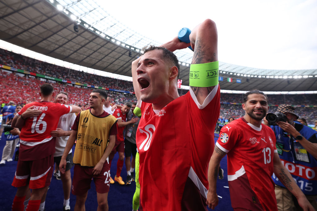 EURO2024DE's tweet image. ©💪  Granit #Xhaka 🇨🇭

#EURO2024 | #SUIITA | #SUI