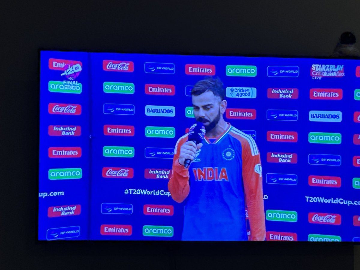 Kohli just announced his T20 retirement.