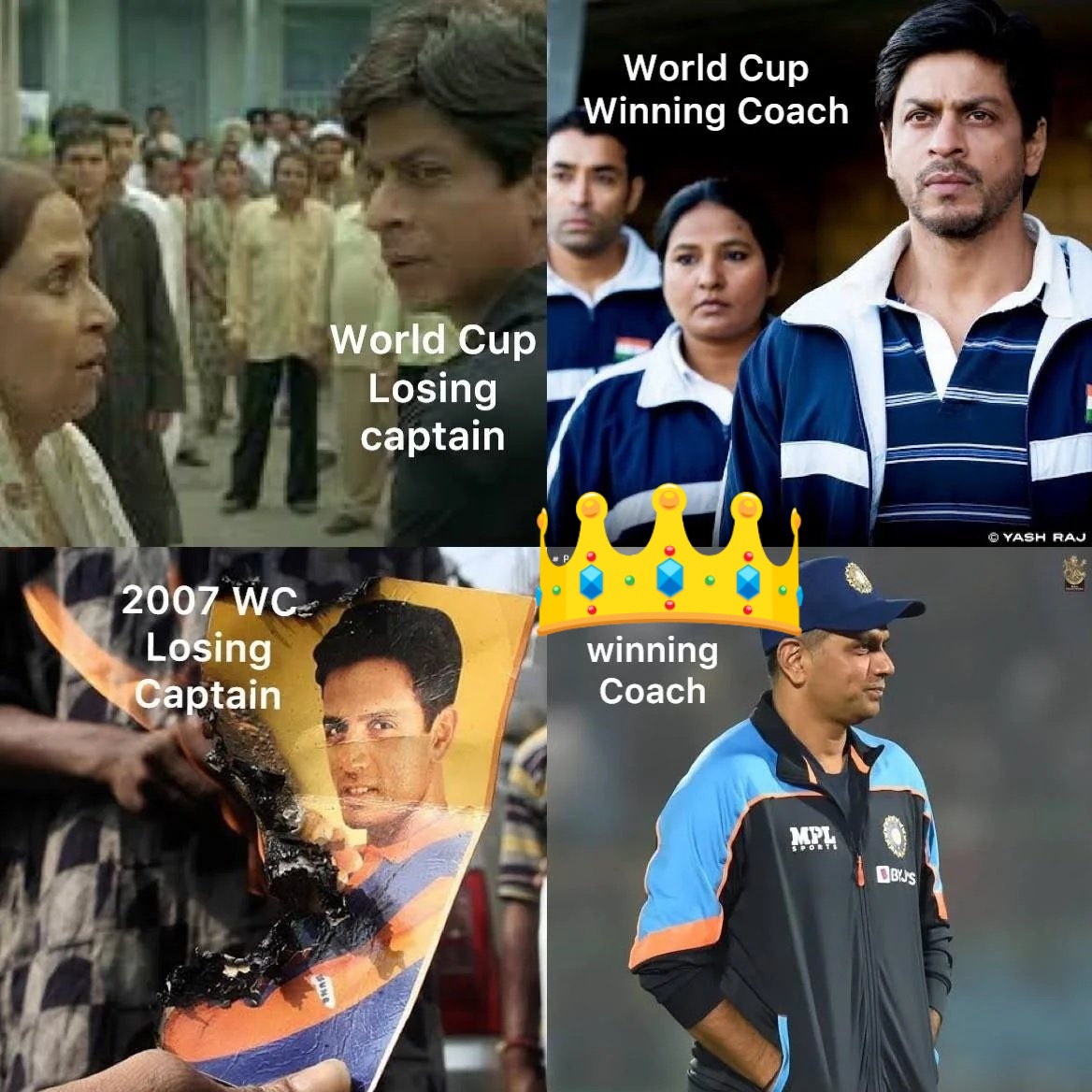 ravishiv's tweet photo. It's the win for the Ultimate Real Life Kabir Khan #RahulDravid ❤️❤️❤️💞 https://t.co/NykdLfJJtX