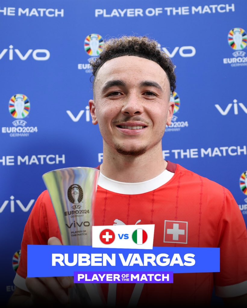 KimwiseUTDSeven's tweet image. ⚽ Quality goal
🅰 Clever assist
👏 Ruben Vargas

#SUIITA