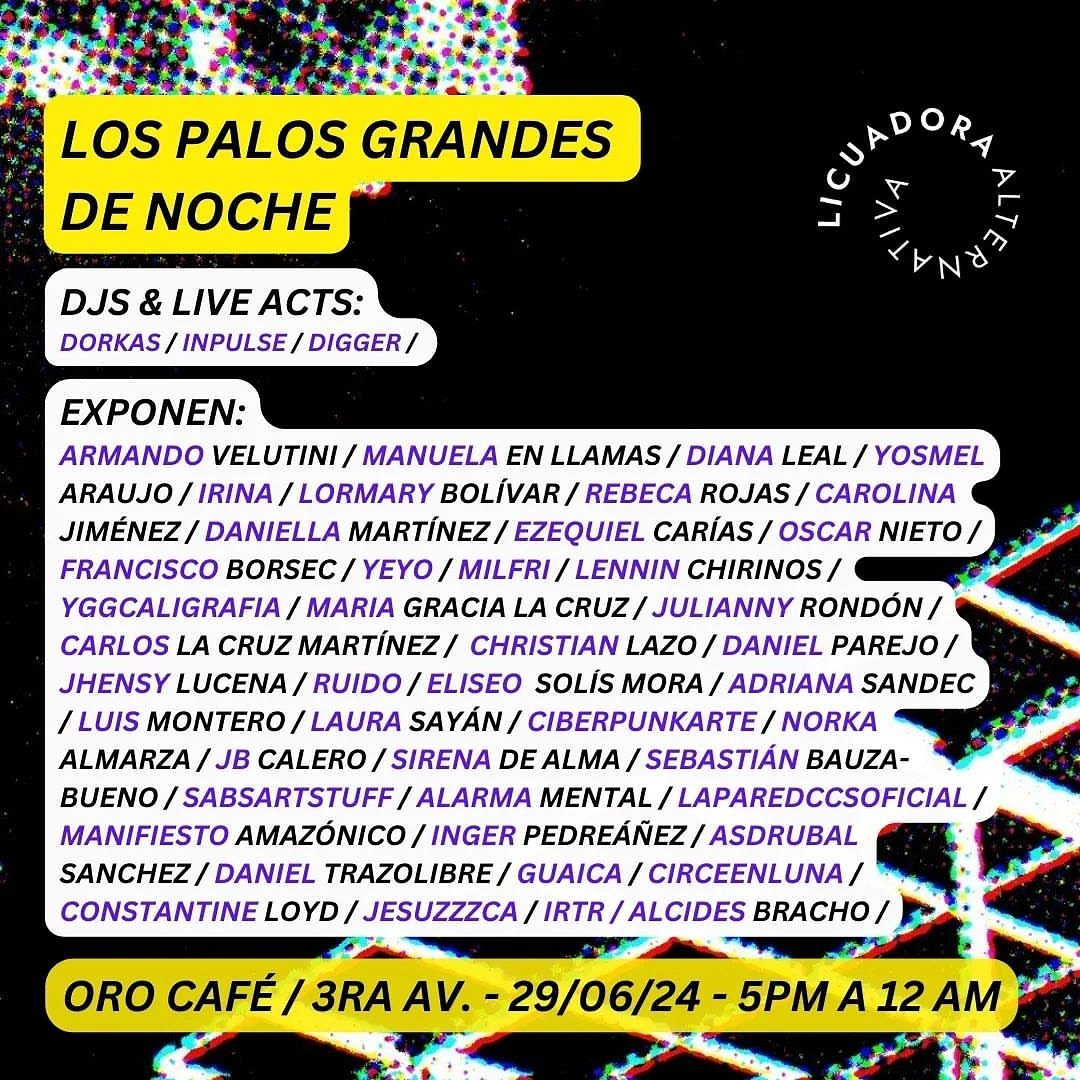 eliseosolismora's tweet image. Hoy estaré en la Curaduría de la #LicuadoraAlternativa con la #Videoperformance #SerSeta en Los Palos Grandes de Noche en el Municipio Chacao de Caracas. Es una oportunidad para apreciar y convivir con diferentes manifestaciones artísticas y  culturales haciendo polis.