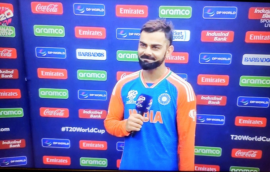 Last T-20 for India
Well Played King 👑
#T20WorldCup2024 
#ViratKohli 
<a href="/BCCI/">BCCI</a> 
<a href="/imVkohli/">Virat Kohli</a>