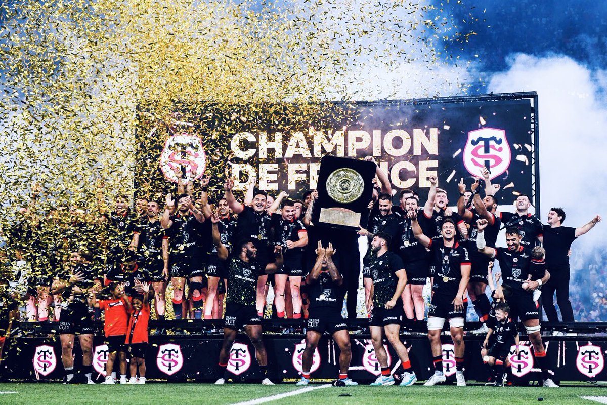 Quel doublé historique pour le <a href="/StadeToulousain/">Stade Toulousain</a> 🏆🏆

Crédit ©IconSport