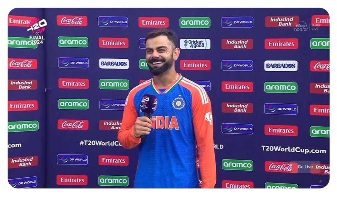 imStuti_Singh's tweet photo. So much to learn from this man. His honesty, perseverance, confidence and spirit of never giving up is just outstanding 💯
#T20WorldCup2024 #ViratKohli𓃵 https://t.co/M6H7r7jZZK