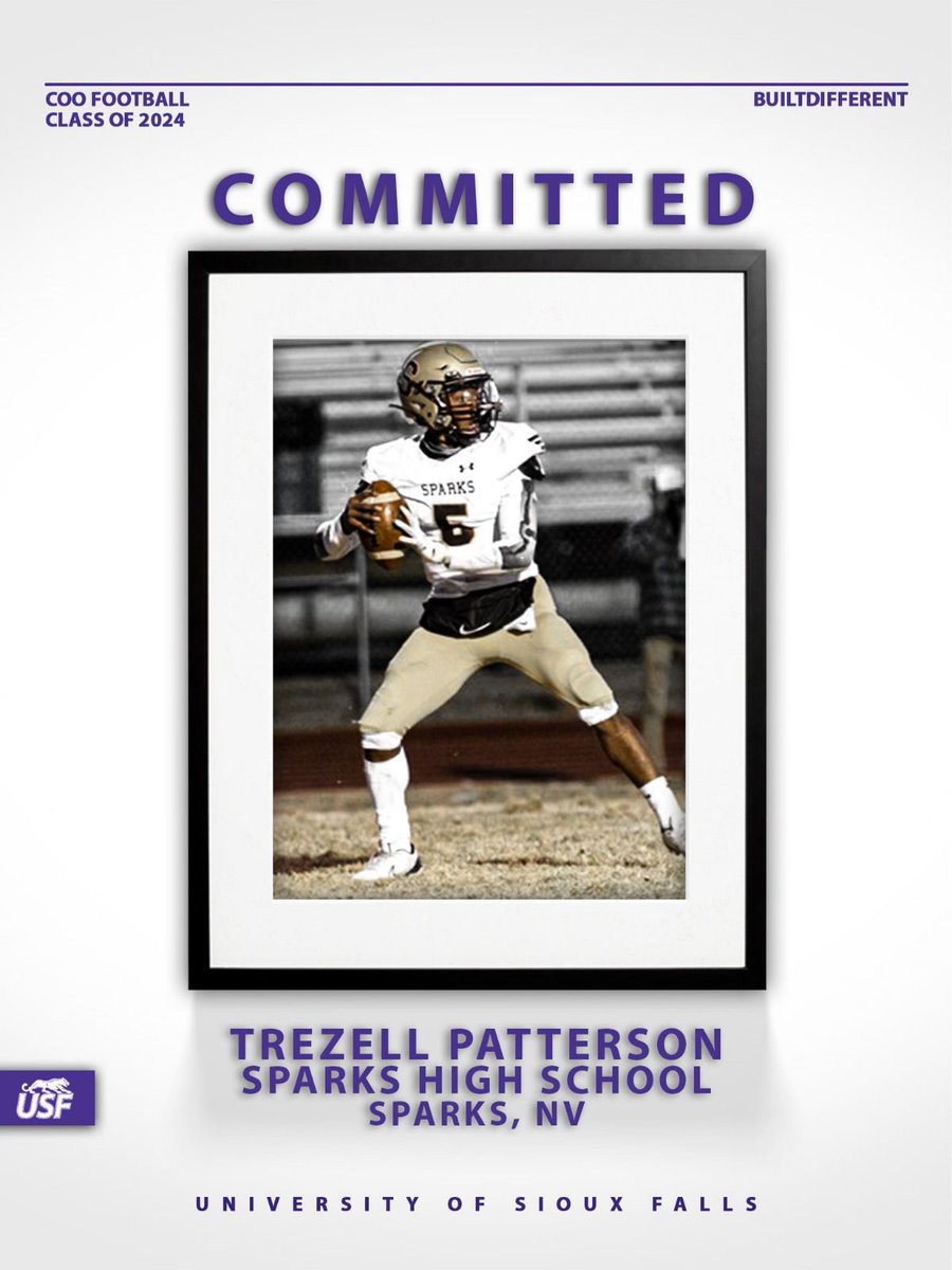 I’d like to thank God for blessing me with an Opportunity to continue my academic and athletic career at the University of Sioux Falls also want to thank
<a href="/JimGlogowski/">Coach Glo</a> and <a href="/Coach_Boes/">Bryan Boesen</a> for making it happen I’m 100% Committed 🙏🏾🖤
