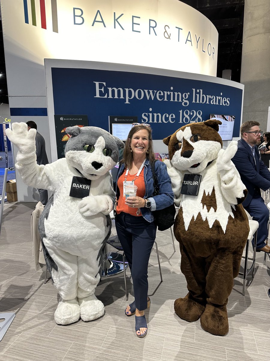 I found the Baker &amp; Taylor cats!😻at #ALAAC24