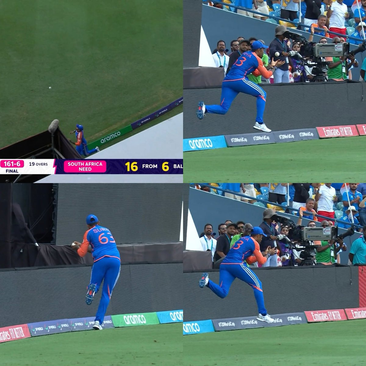 మ్యాచ్ ని మలుపు తిప్పిన సంఘటన 
సూర్య క్యాచ్ 
#T20IWorldCup #IndianCricketTeam
