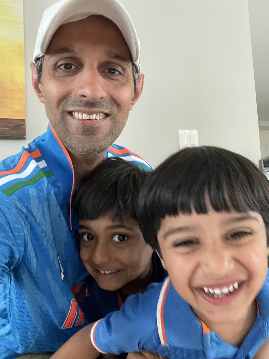 gauravdmehta's tweet image. INDIA WIN THE T20 WORLD CUP! What an incredible feeling to experience a World Cup victory with your kids! 🇮🇳