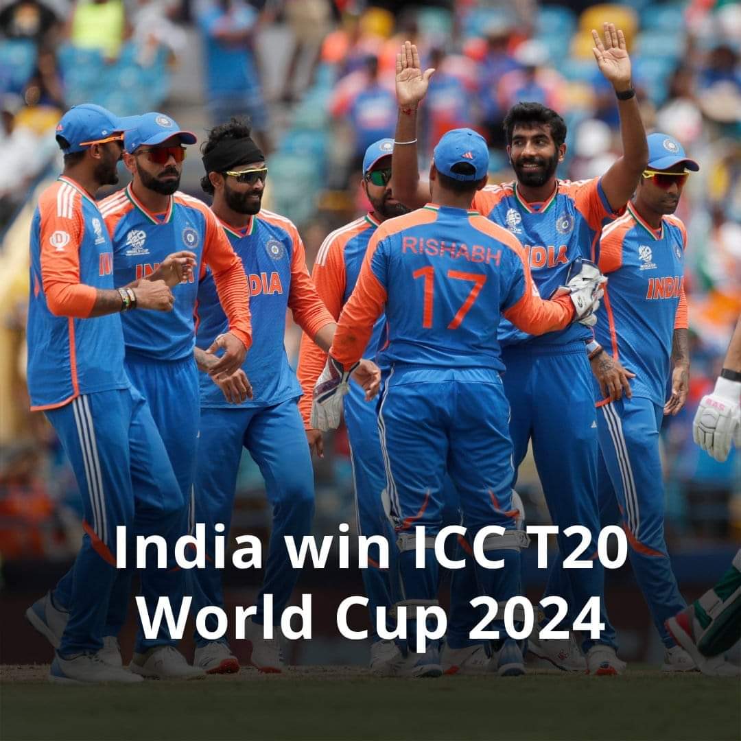 BRCMES's tweet photo. Congratulations to Indian Cricket Team for winning T20 World Cup 2024 https://t.co/i5qKgobu4I