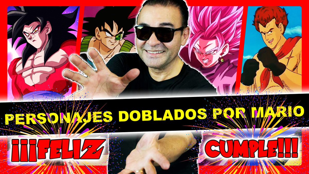 🎉¡FELIZ CUMPLE MARIO!🎉

🥳En nuestra Latinoamérica, <a href="/ccp_mario/">Mario C Castañeda P.</a> es la voz más icónica de #DragonBall. Para homenajearlo, vamos a repasar 10 personajes de DB doblados por él mismo. Héroes, villanos, dioses y mucho más. ¿Conocías a todos?
▶️youtu.be/98wFULRX7eE◀️