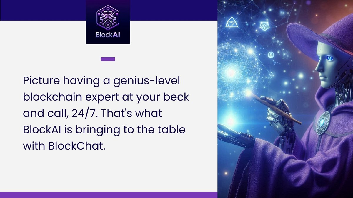 Meshach_UXE's tweet image. 1/
Have you ever felt overwhelmed or frustrated while navigating blockchain technology? Do you find available resources too complicated or white papers too dense? BlockAI is here to change that.

@blockAIOfficial @robrayofficial #BlockChat #BlockAIChallenge